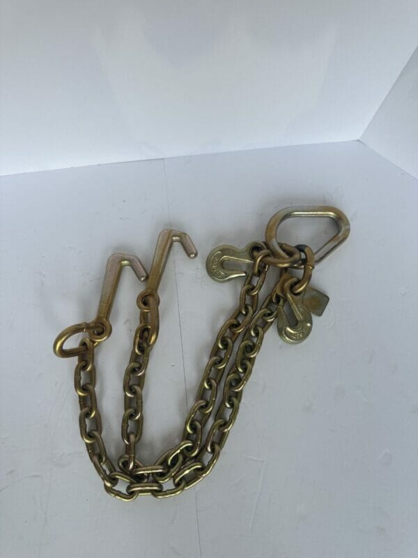 5/16 Bridle Chain X 24Ft With 4 Inch J Hooks | Gvs Supplies